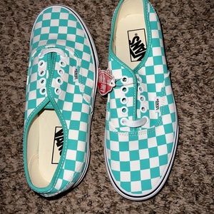 Brand new checkered vans